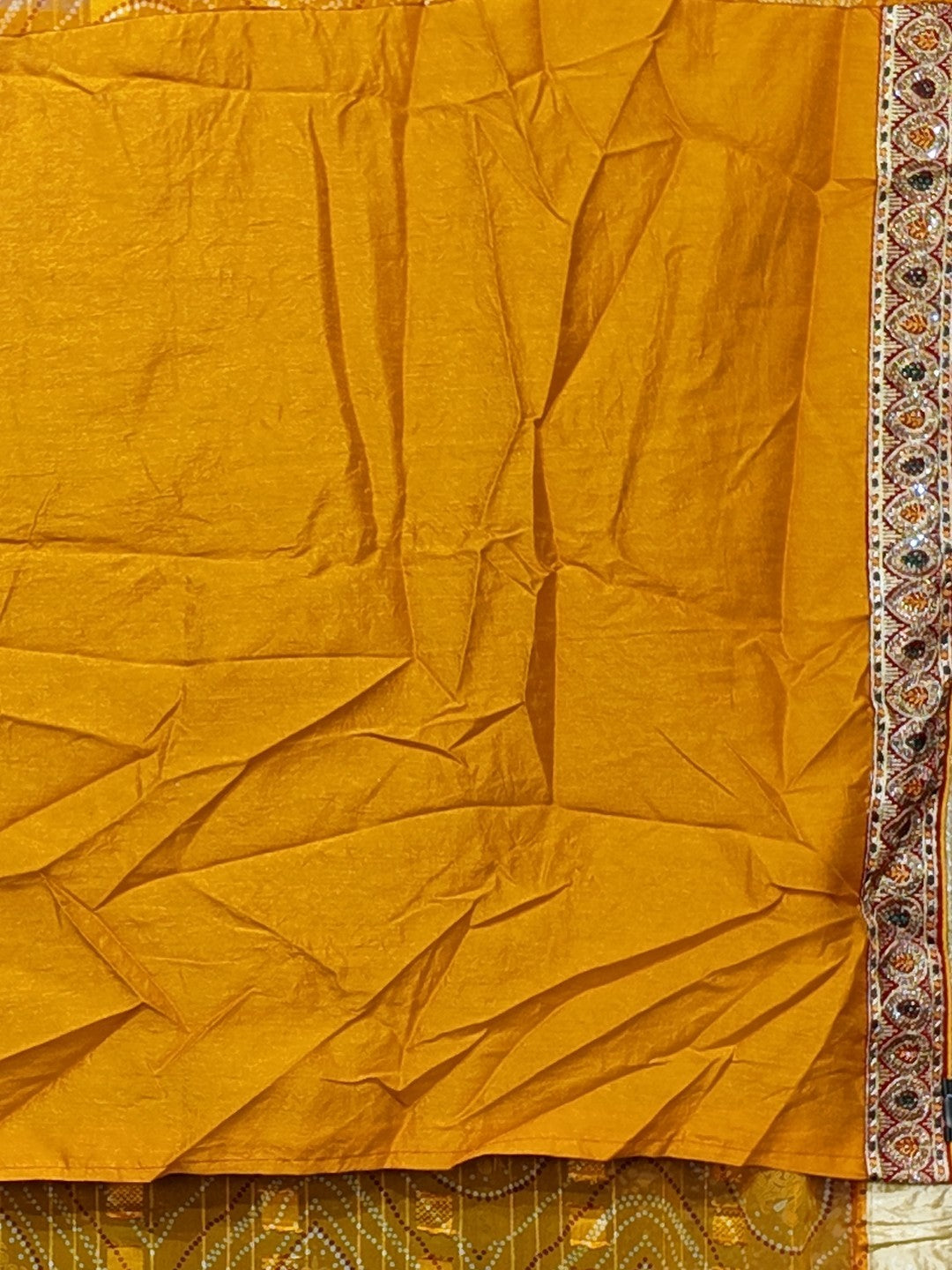 Saffron Regal Opulent Heritage Saree