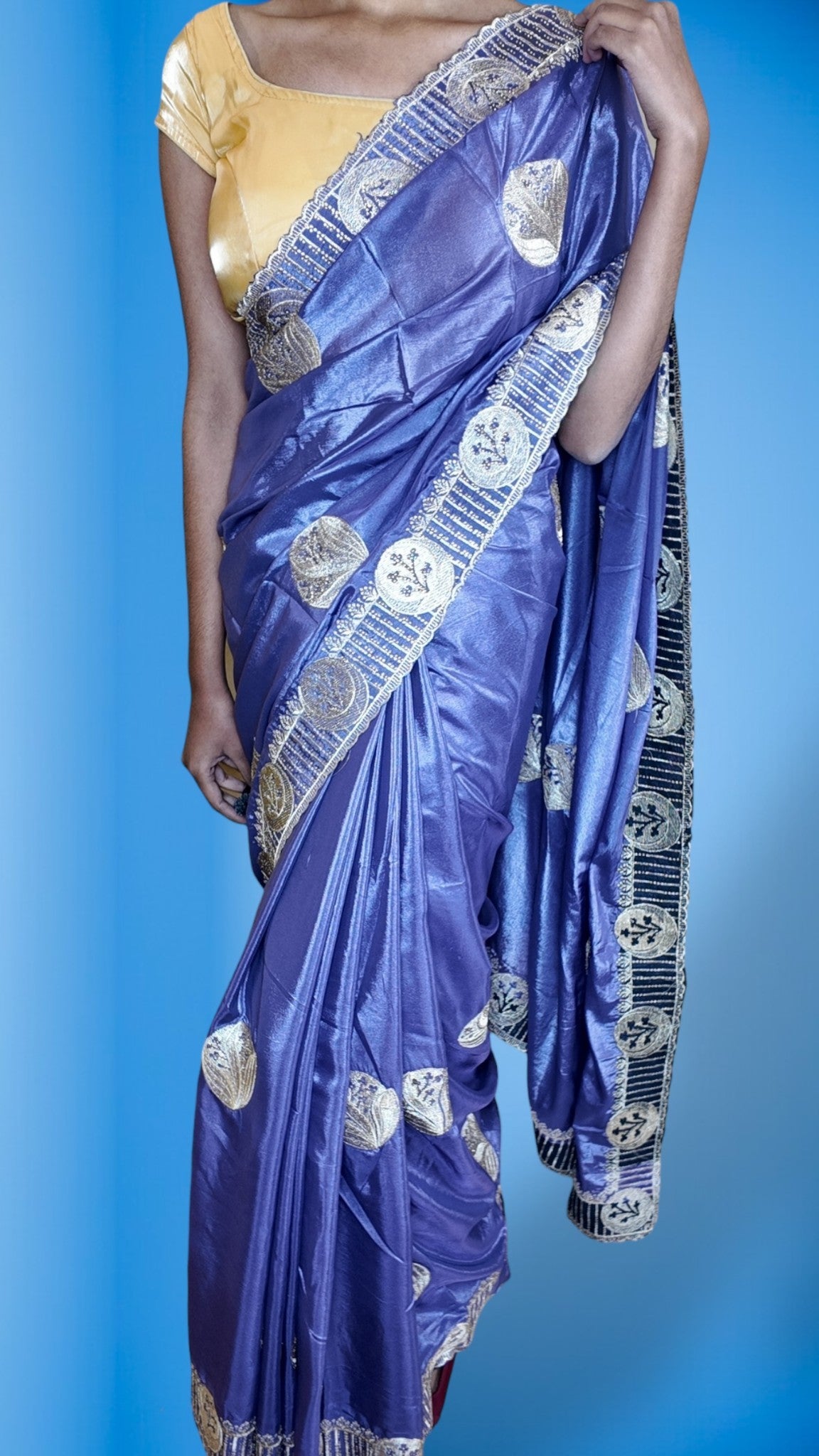 Amethyst Regal Opulent Essence Saree
