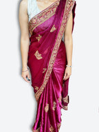 Crimson Regal Exquisite Heritage Saree