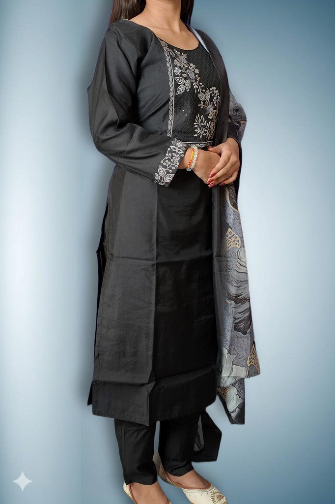 Onyx Regal Elegance Couture Suit