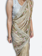 Champagne Timeless Regal Couture Saree