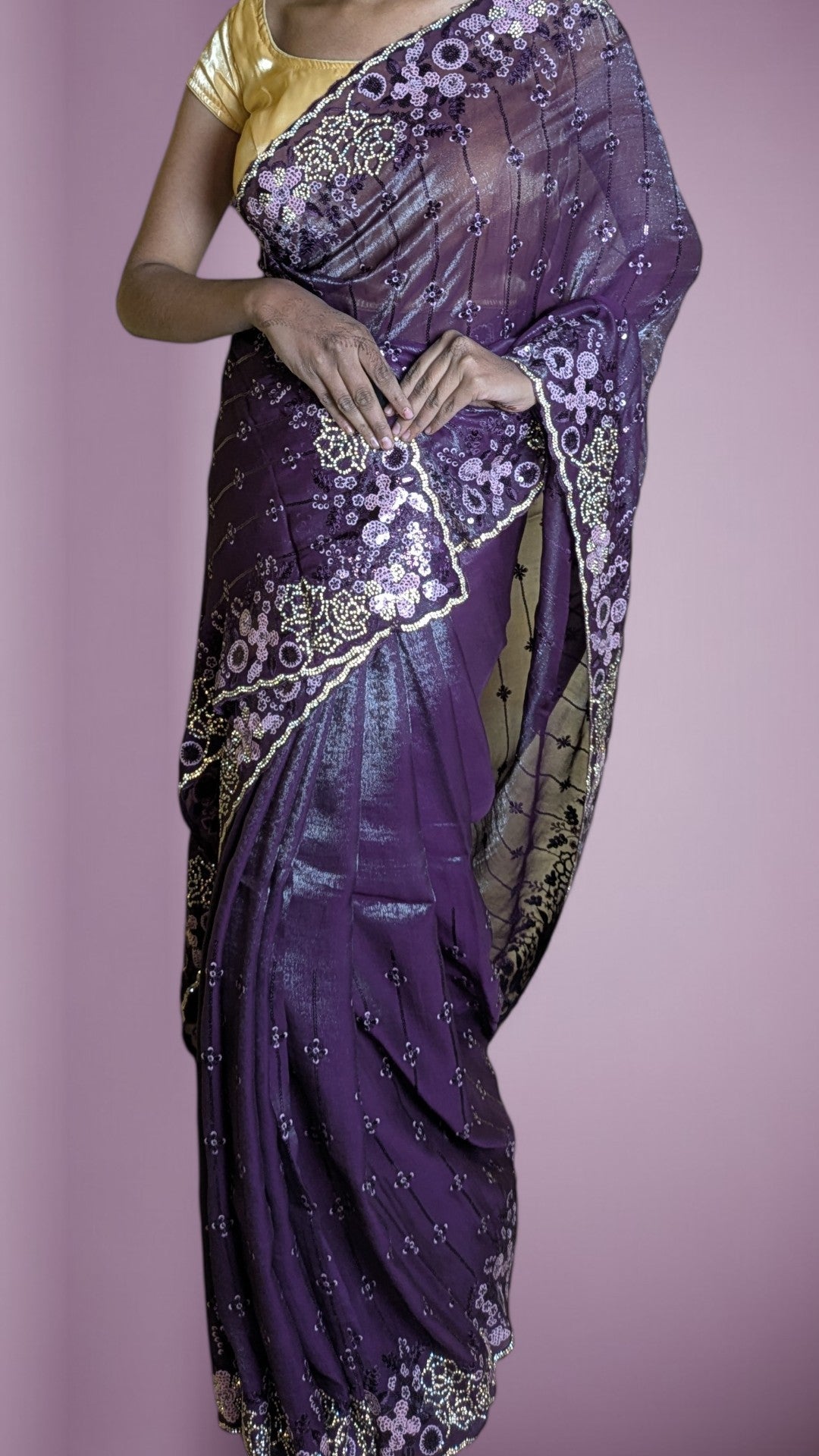 Amethyst Regal Opulent Heritage Saree