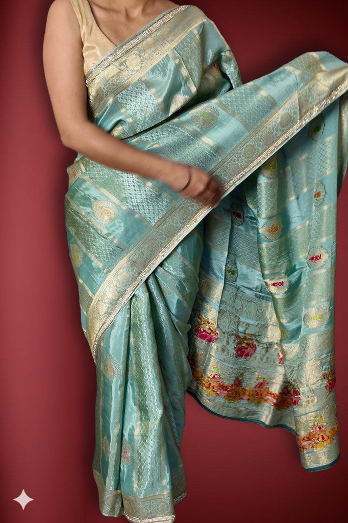 Jade Regal Opulent Elegance Saree