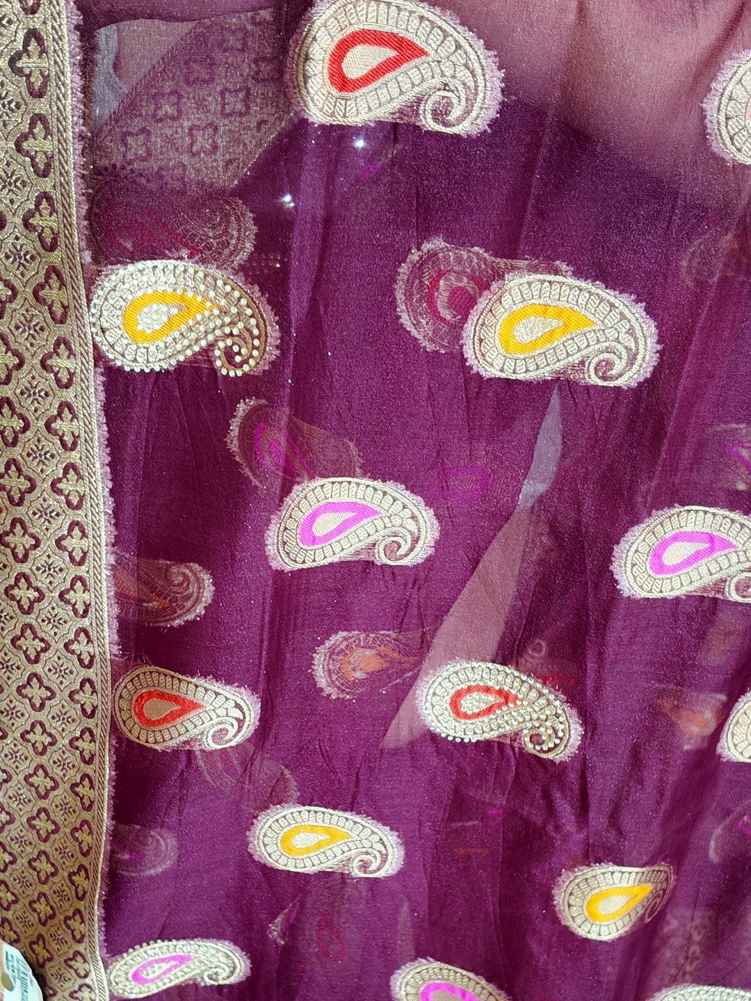 Bordeaux Regal Heritage Luxe Saree
