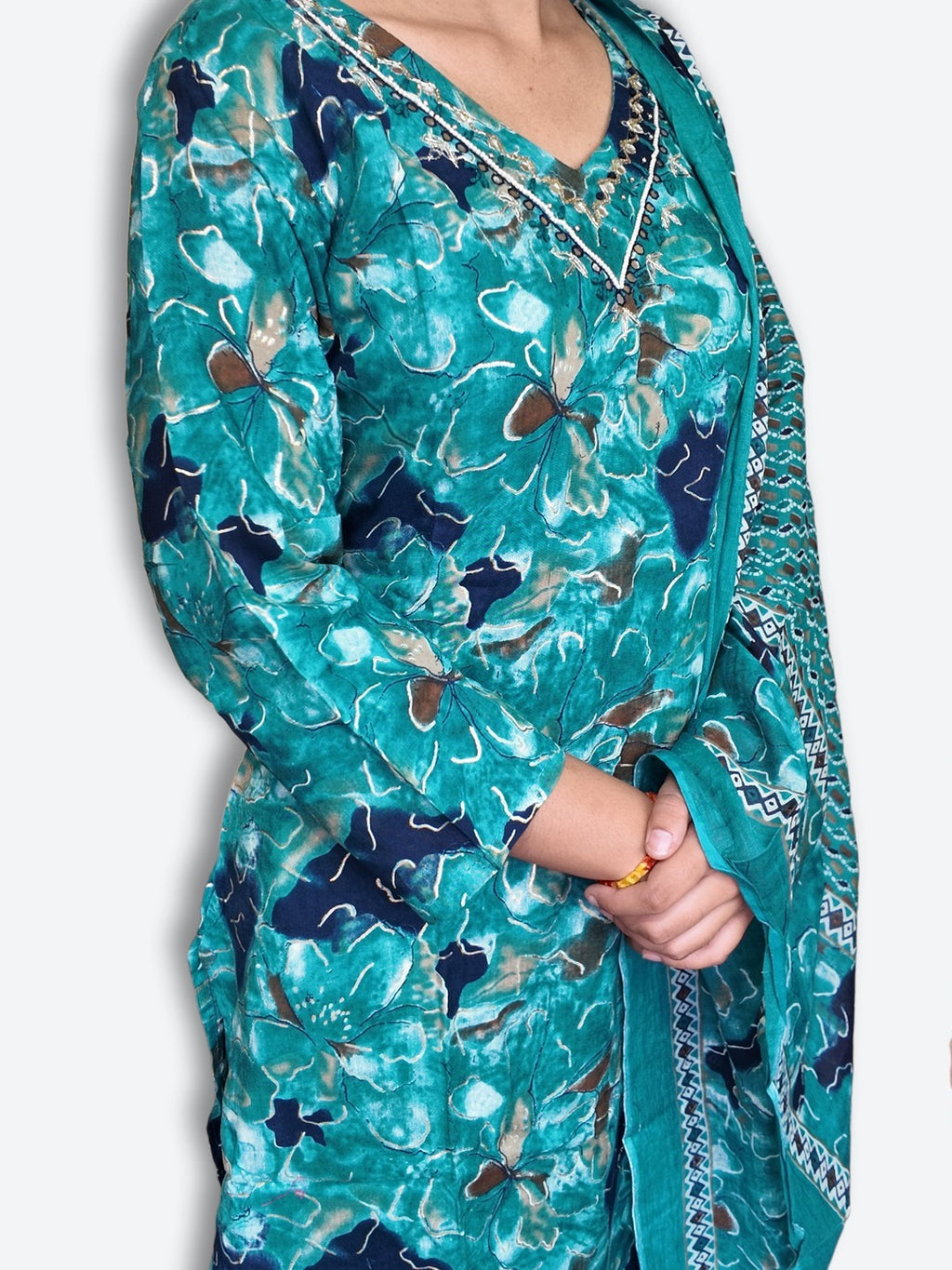 Jade Regal Couture Bloom Suit
