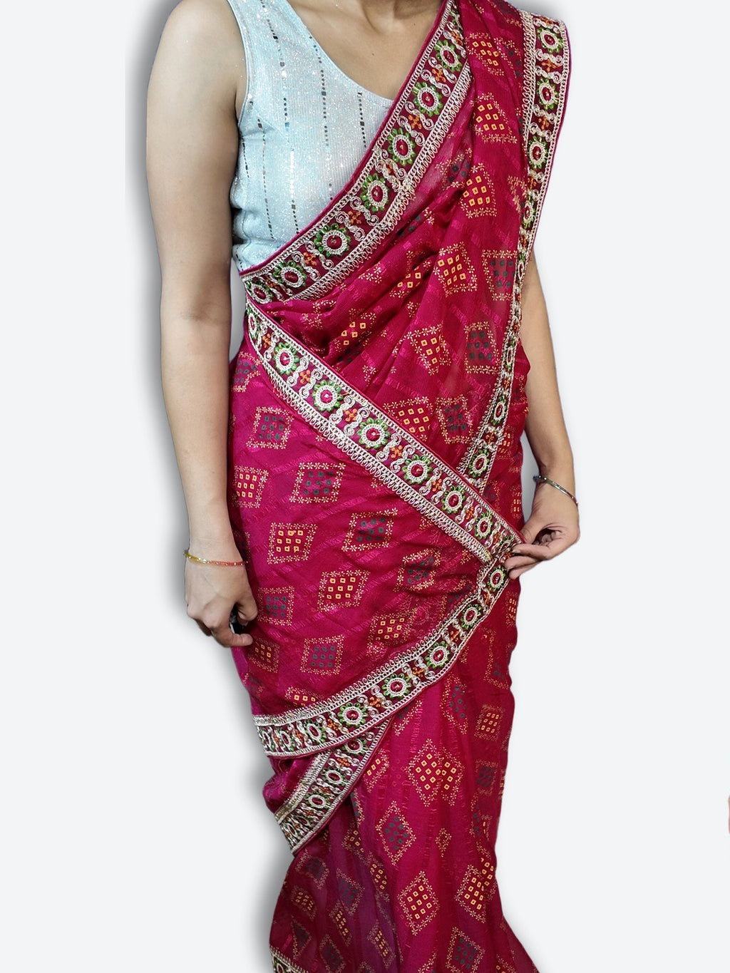 Fuchsia Regal Heritage Luxe Saree