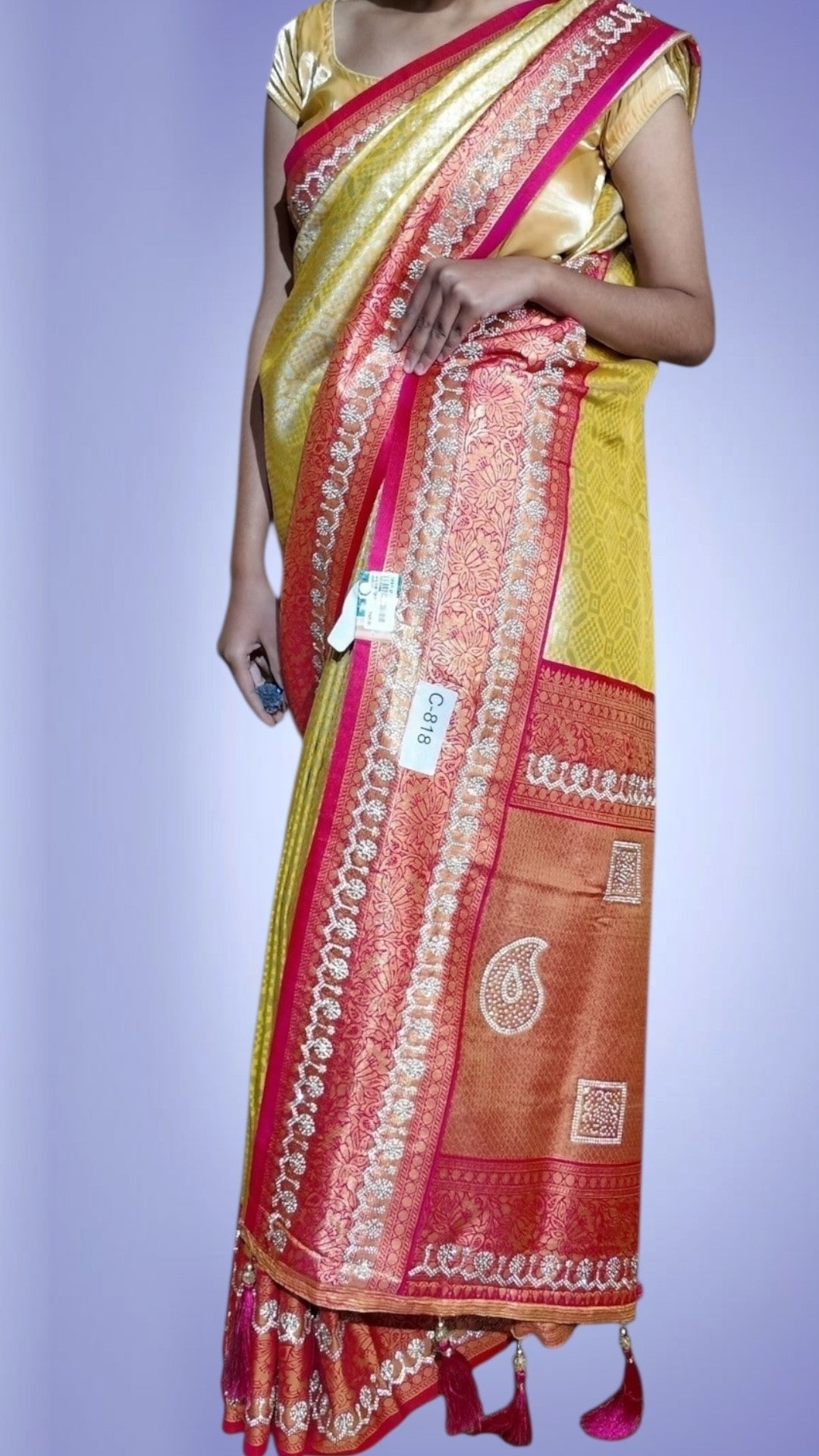 Saffron Regal Heritage Luxe Saree