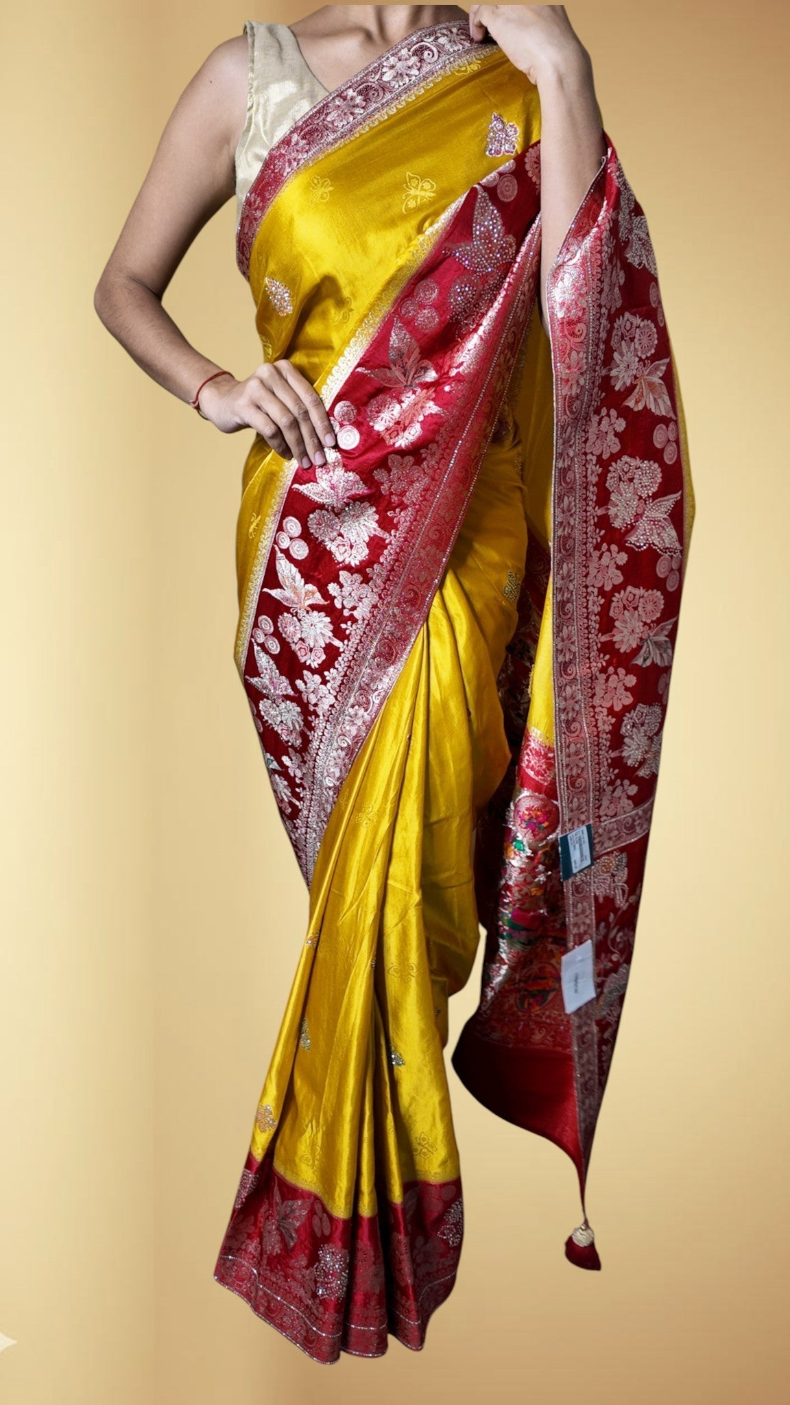 Saffron Regal Heritage Luxe Saree