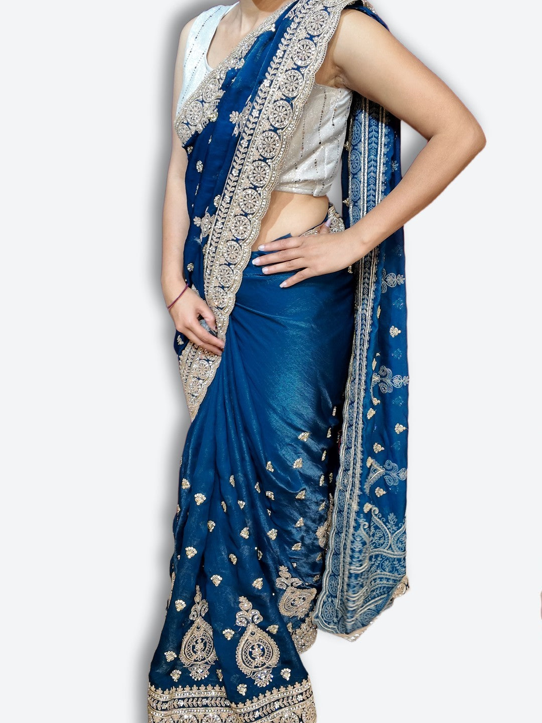 Saffron Regal Exquisite Heritage Saree