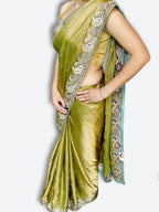 Emerald Regal Opulent Couture Saree