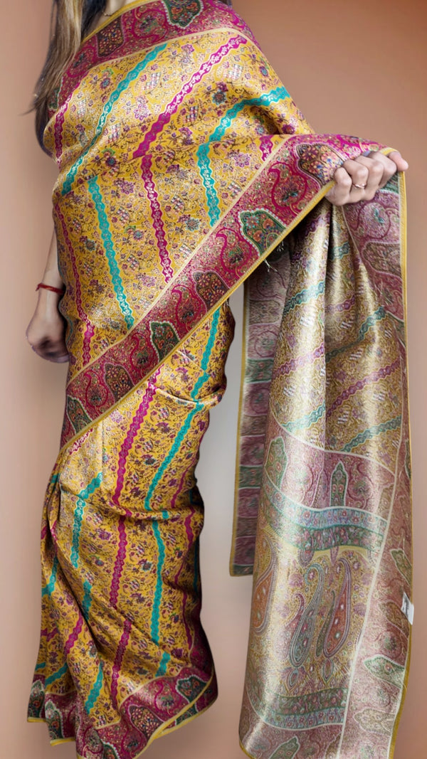 Gilded Regal Heritage Opulent Saree