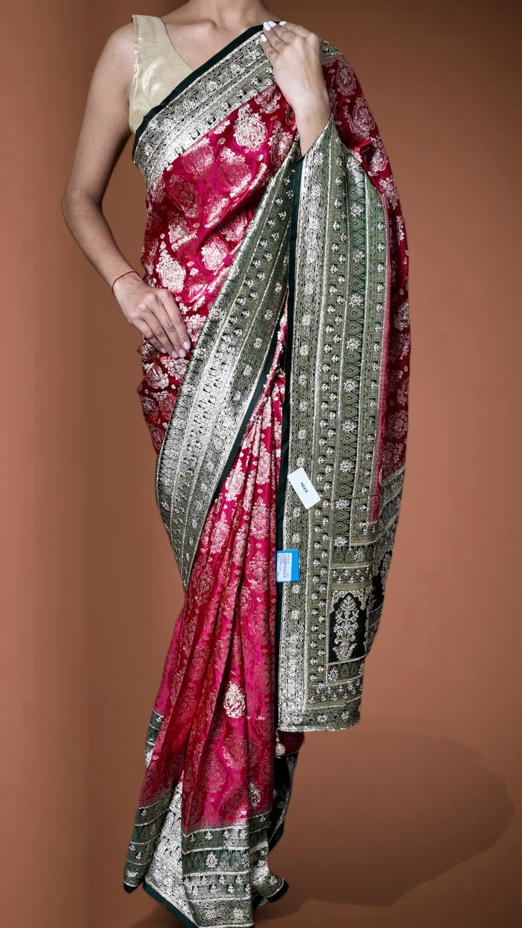 Fuchsia Regal Heritage Luxe Saree