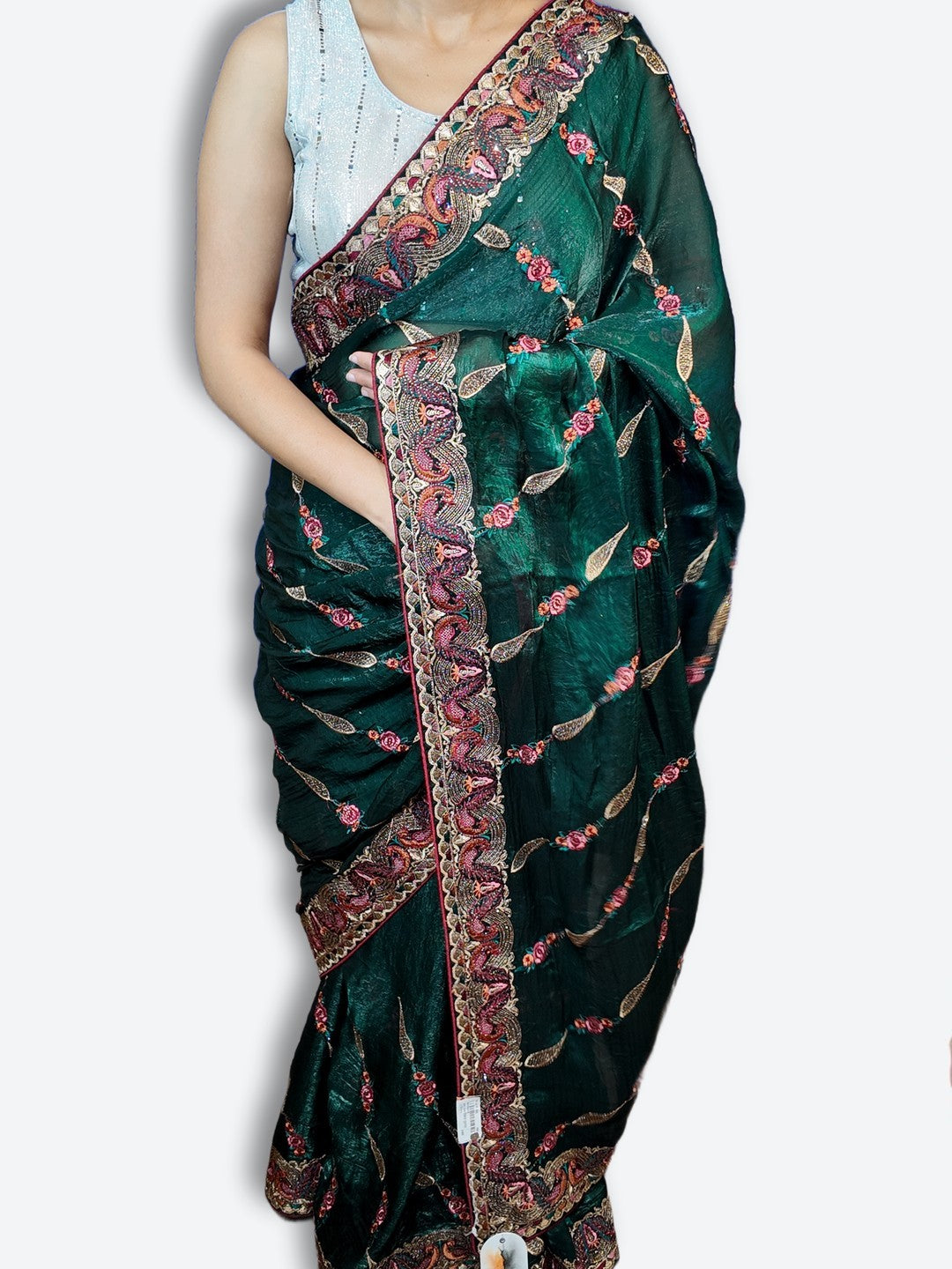 Emerald Regal Opulent Heritage Saree