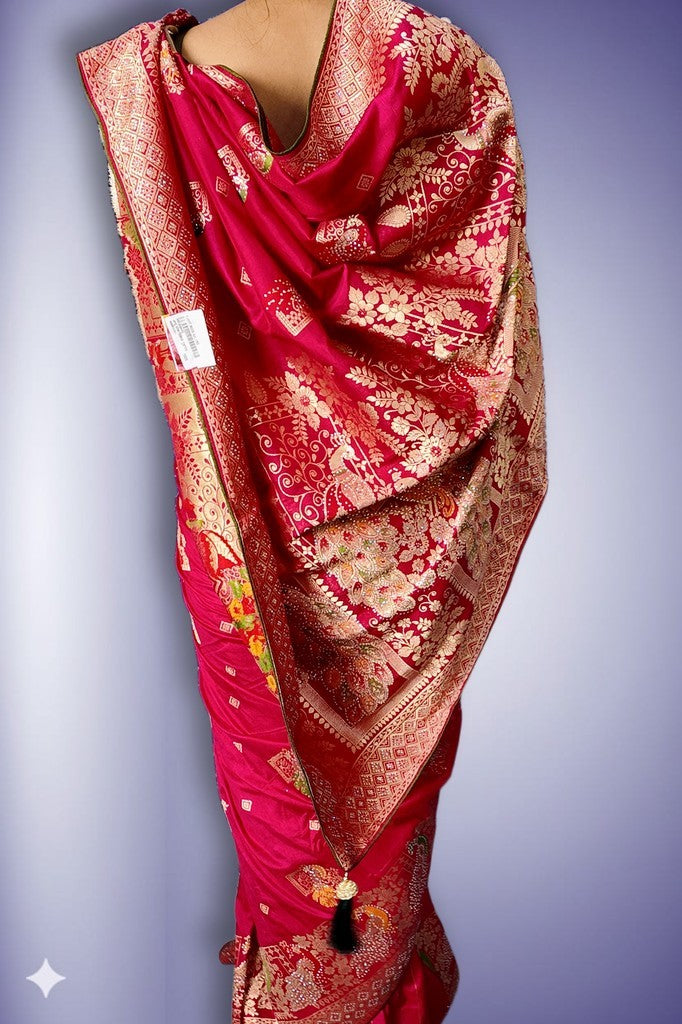 Fuchsia Regal Heritage Luxe Saree