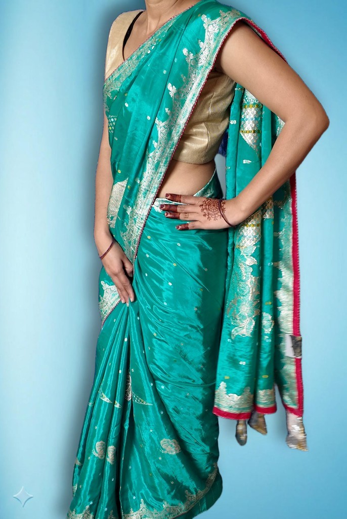 Jade Regal Opulent Elegance Saree