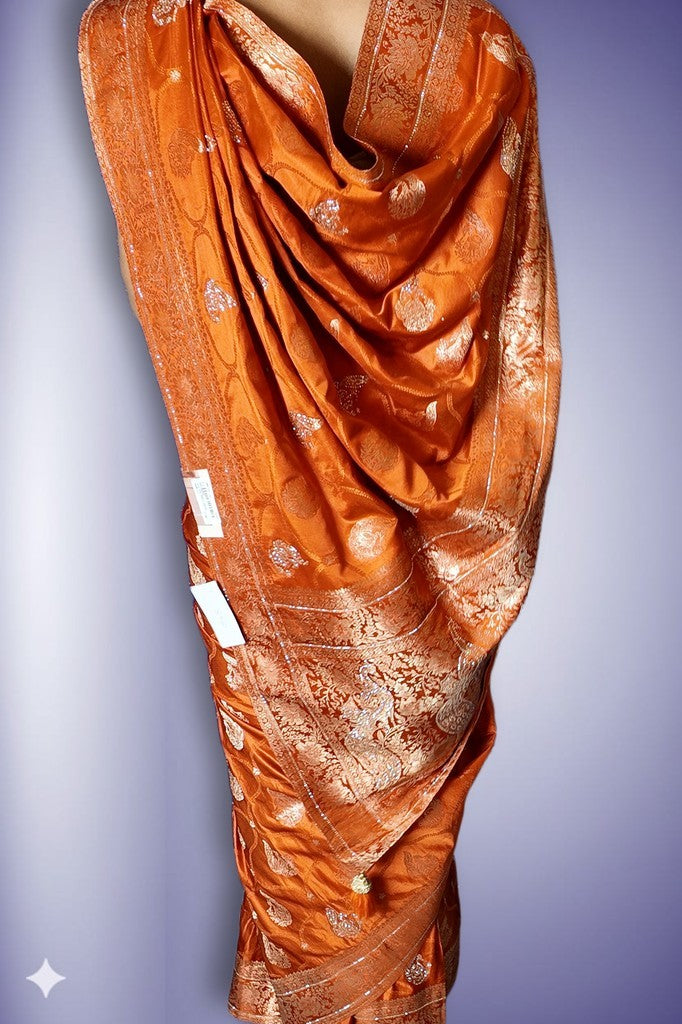 Azure Regal Opulent Heritage Saree