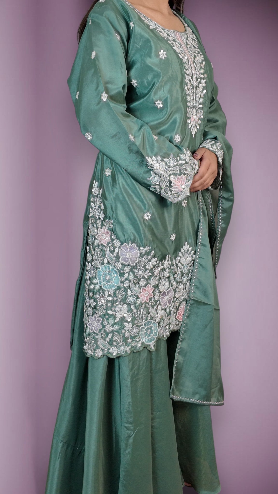 Jade Regal Opulent Charm Suit