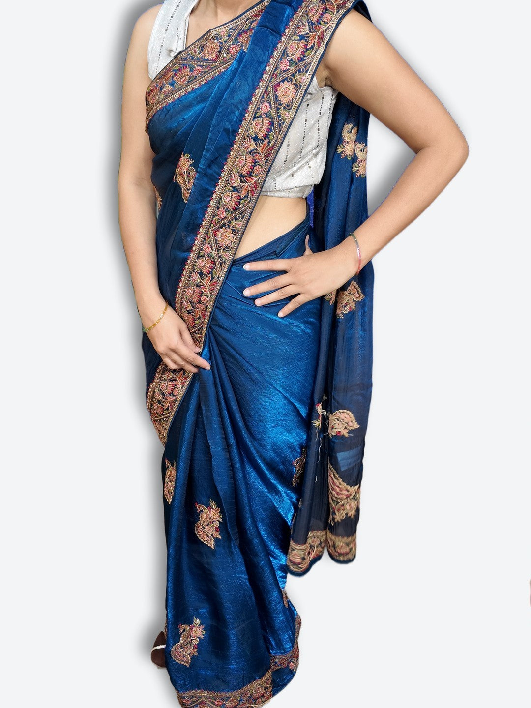 Crimson Regal Exquisite Heritage Saree