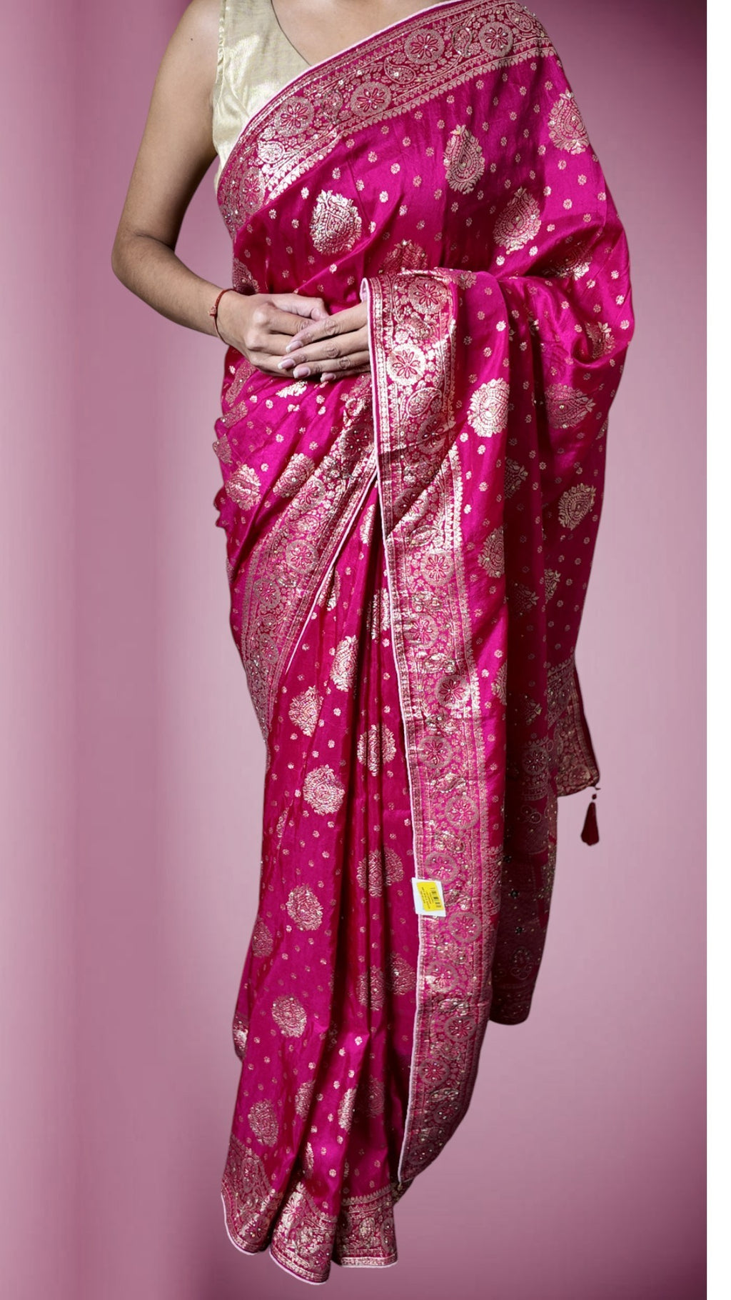 Fuchsia Regal Opulent Heritage Saree