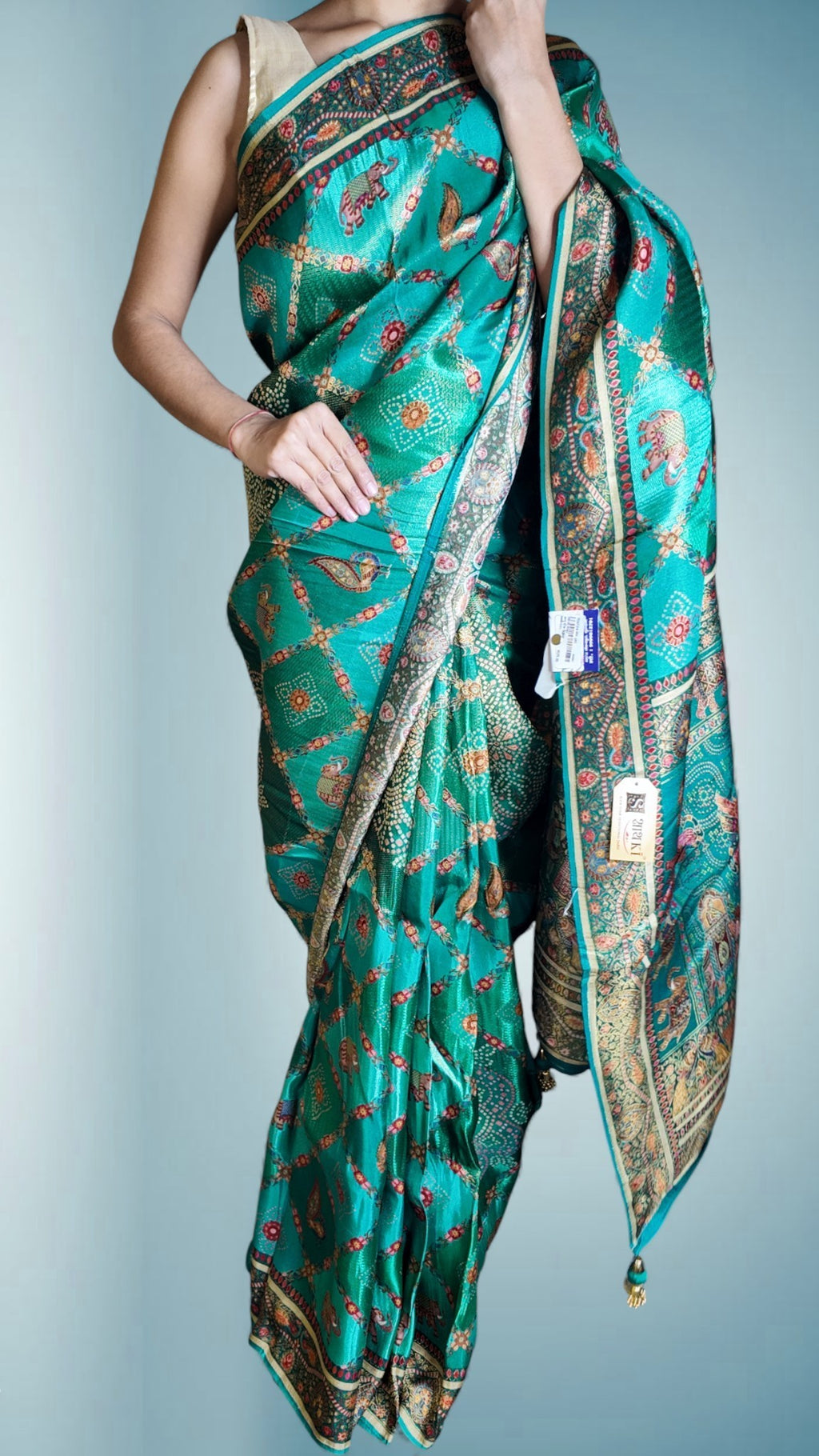 Emerald Regal Heritage Luxe Saree