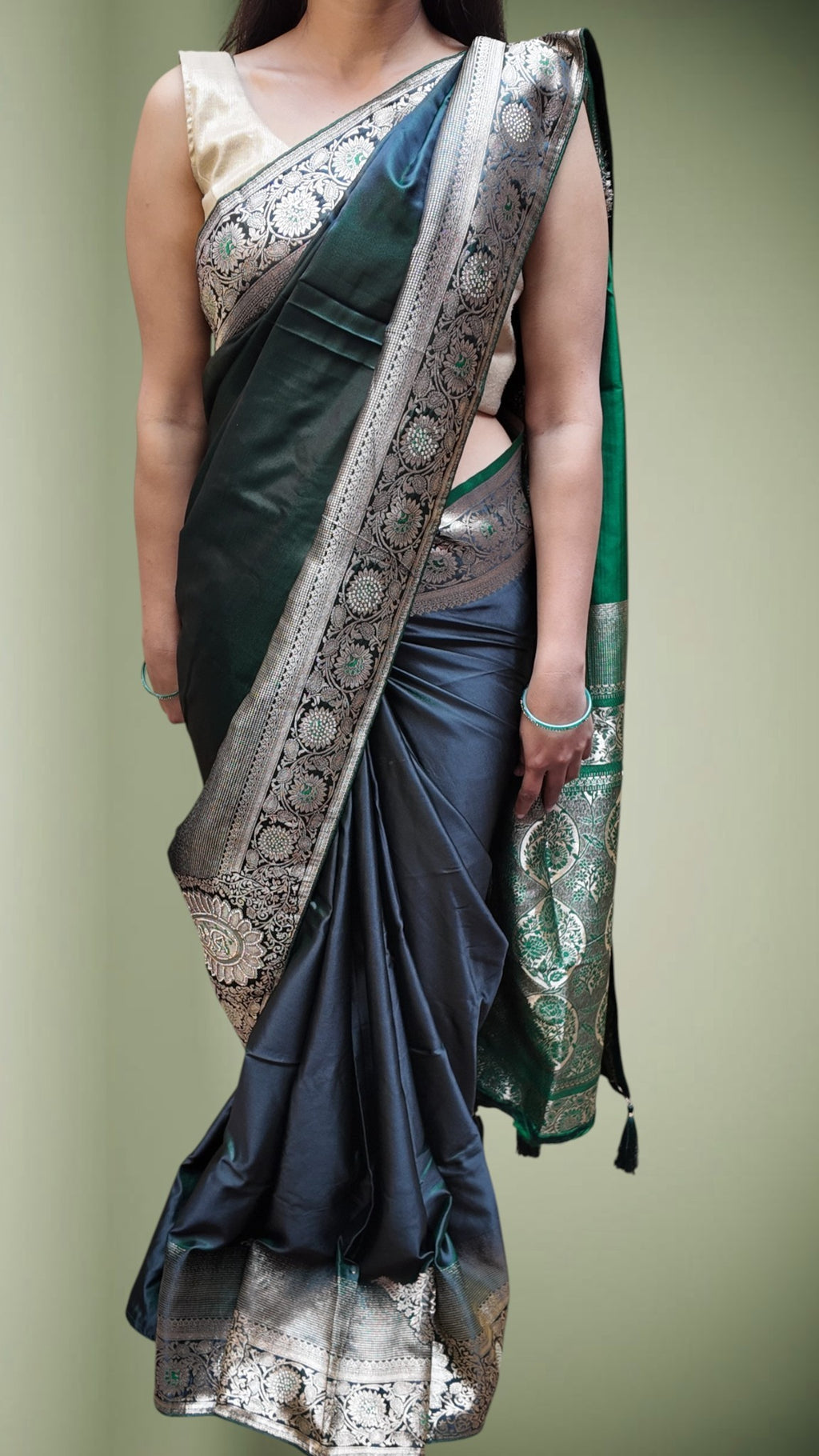 Emerald Regal Exquisite Heritage Saree