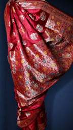 Crimson Regal Heritage Luxe Saree