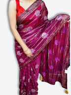 Fuchsia Regal Opulent Charm Saree