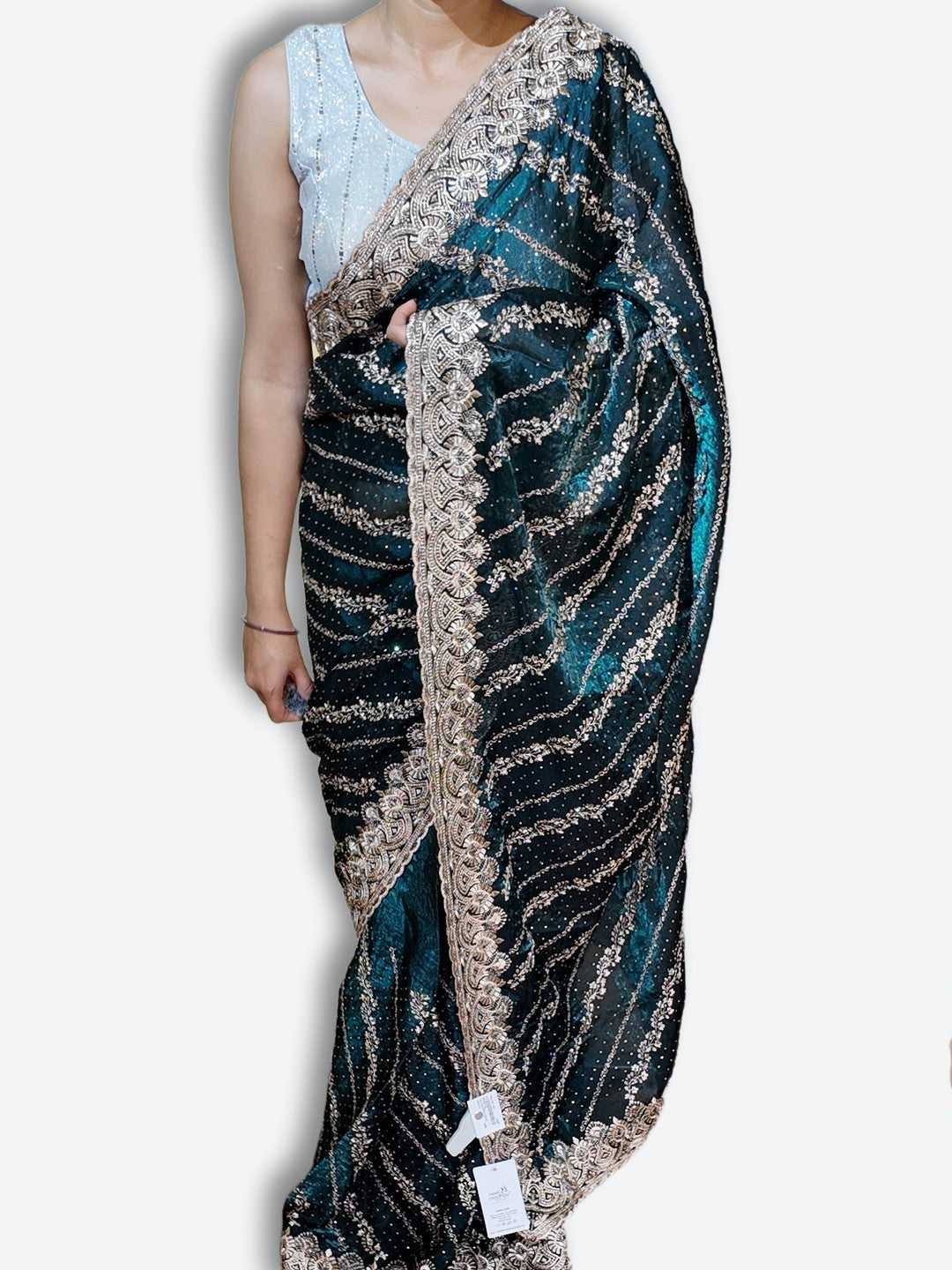Emerald Regal Opulent Glamour Saree
