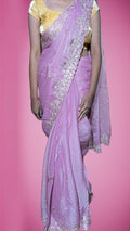 Orchid Majestic Couture Bloom Saree