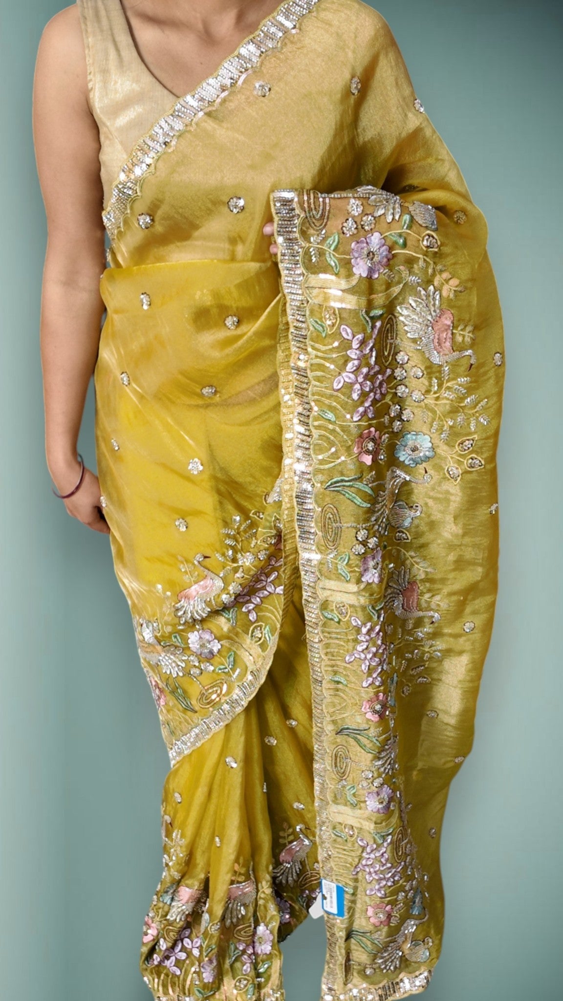 Saffron Regal Exquisite Couture Saree