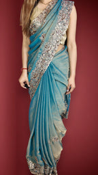 Amethyst Regal Exquisite Couture Saree