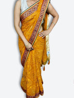 Saffron Regal Opulent Heritage Saree