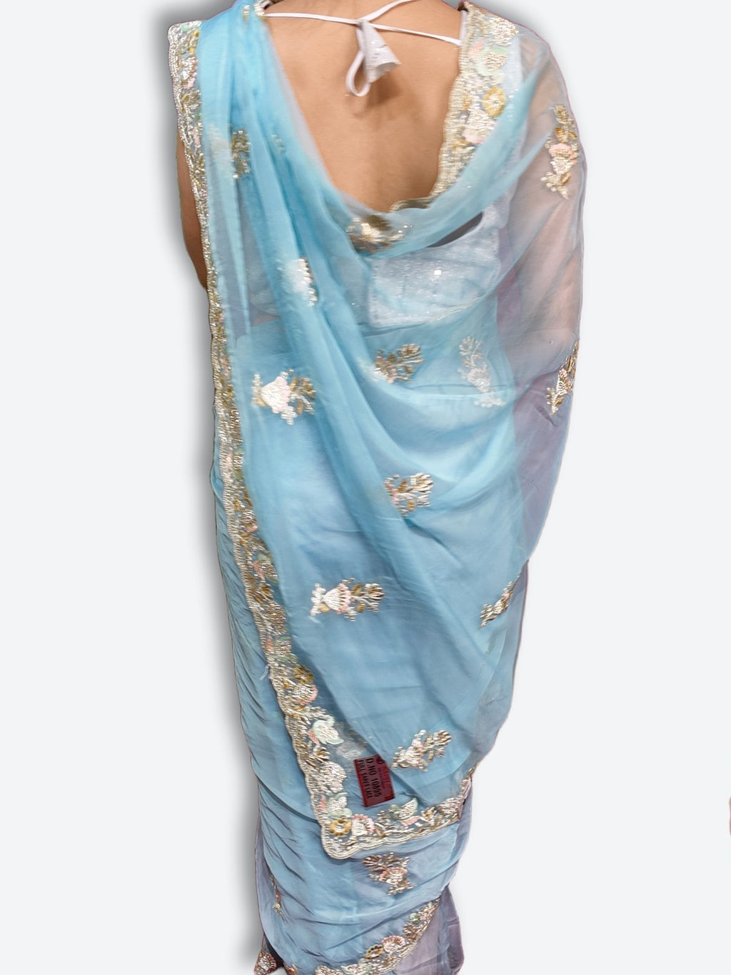 Azure Ethereal Regal Elegance Saree