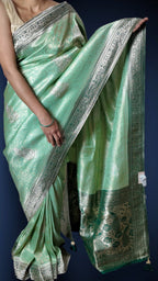 Mint Regal Timeless Elegance Saree