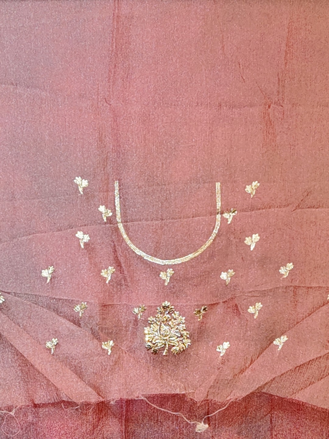 Peach Radiant Regal Bloom Saree