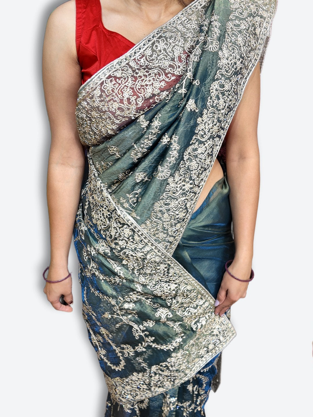Jade Regal Opulent Elegance Saree