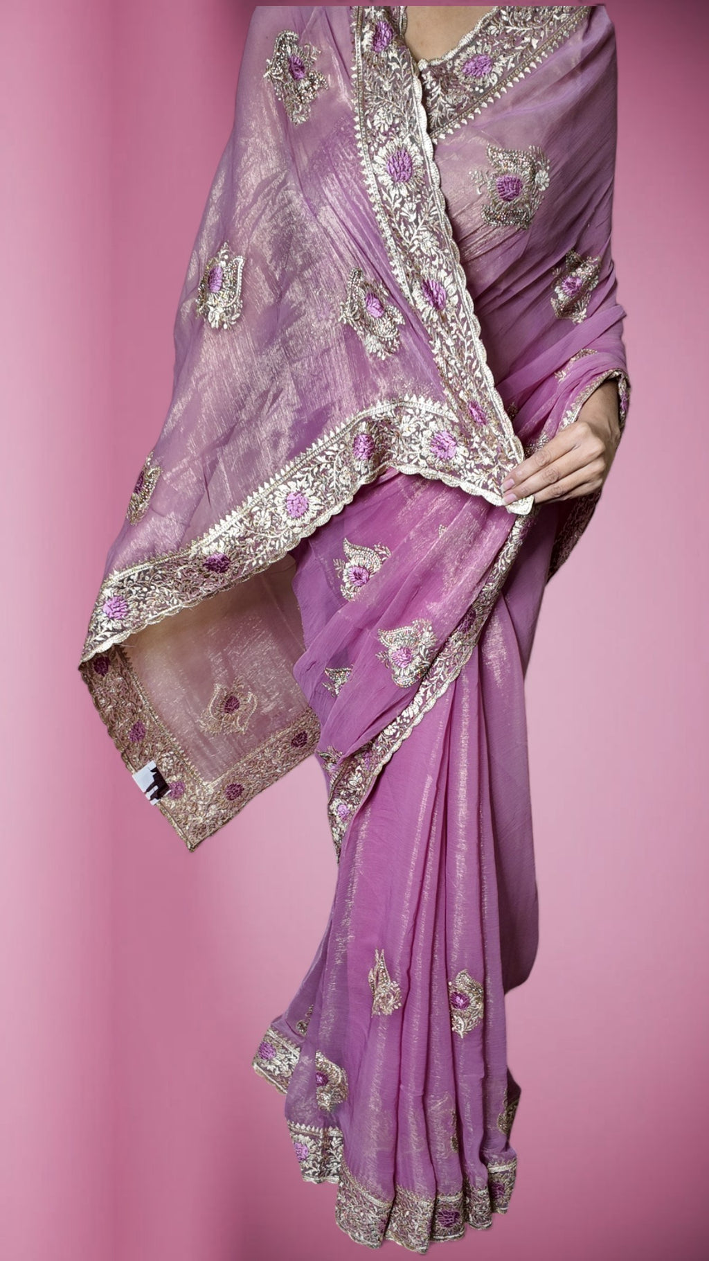 Orchid Regal Opulent Graceful Saree