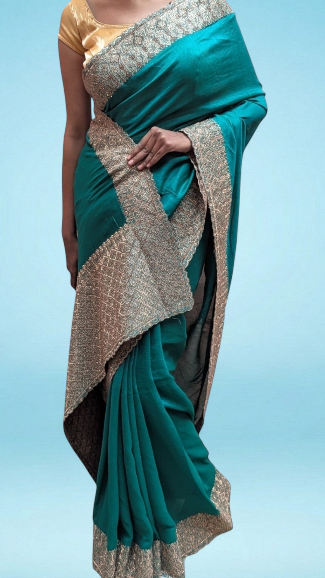 Emerald Majestic Heritage Luxe Saree