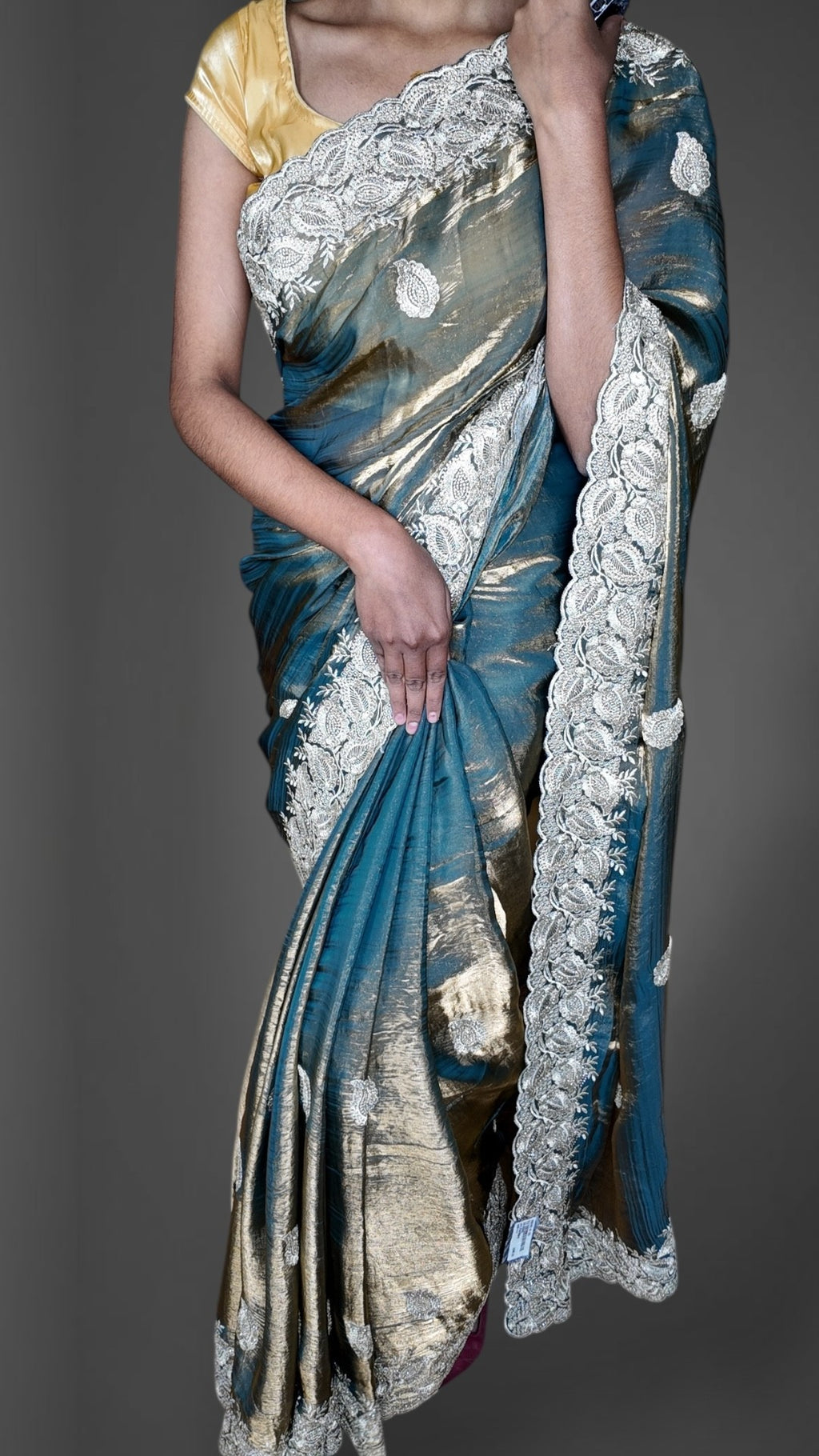 Jade Regal Exquisite Couture Saree