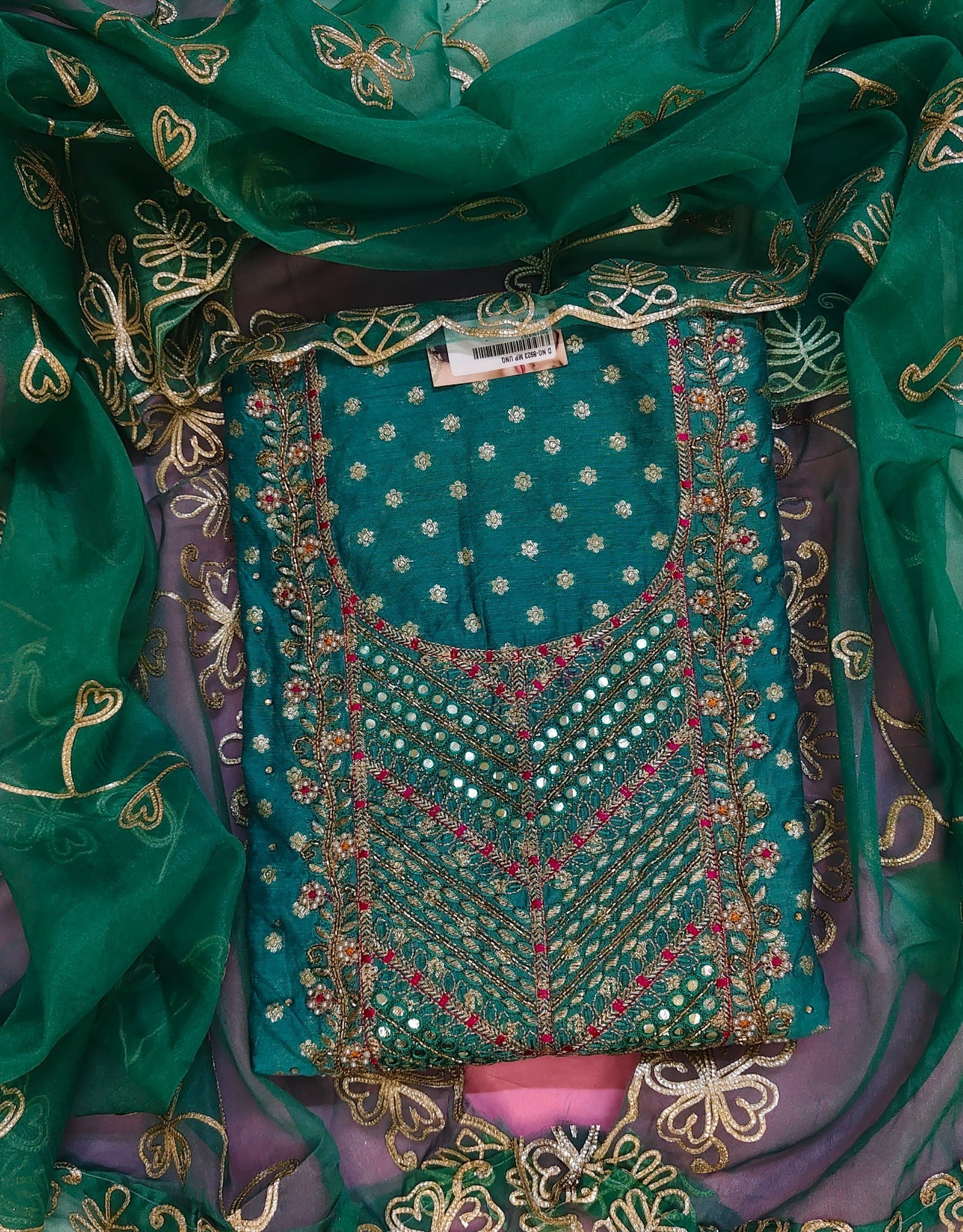 Emerald Regal Exquisite Festive Suit