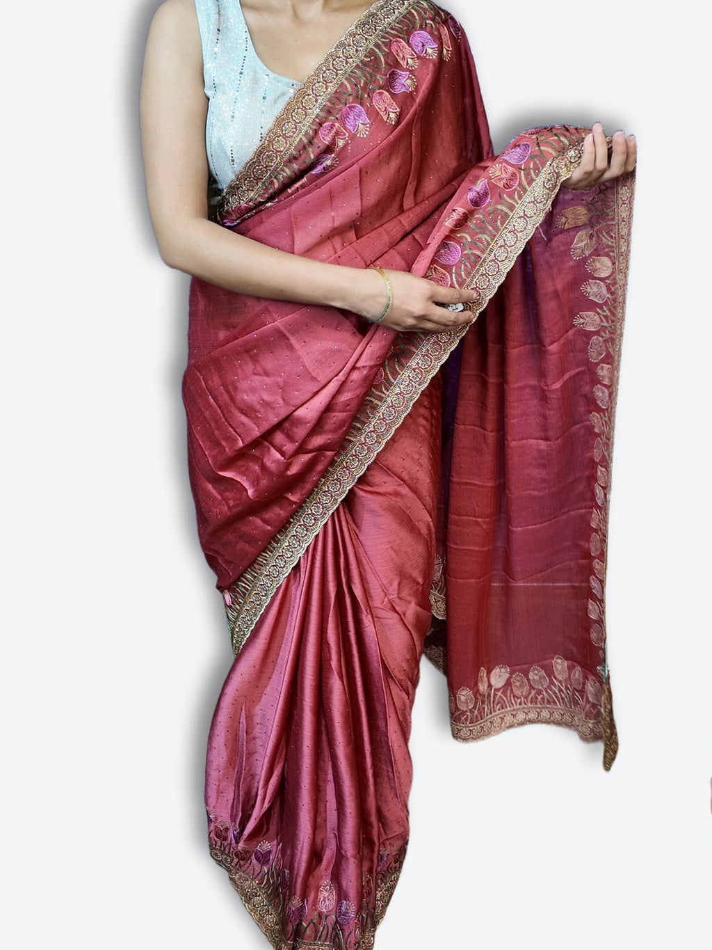 Bordeaux Regal Heritage Luxe Saree