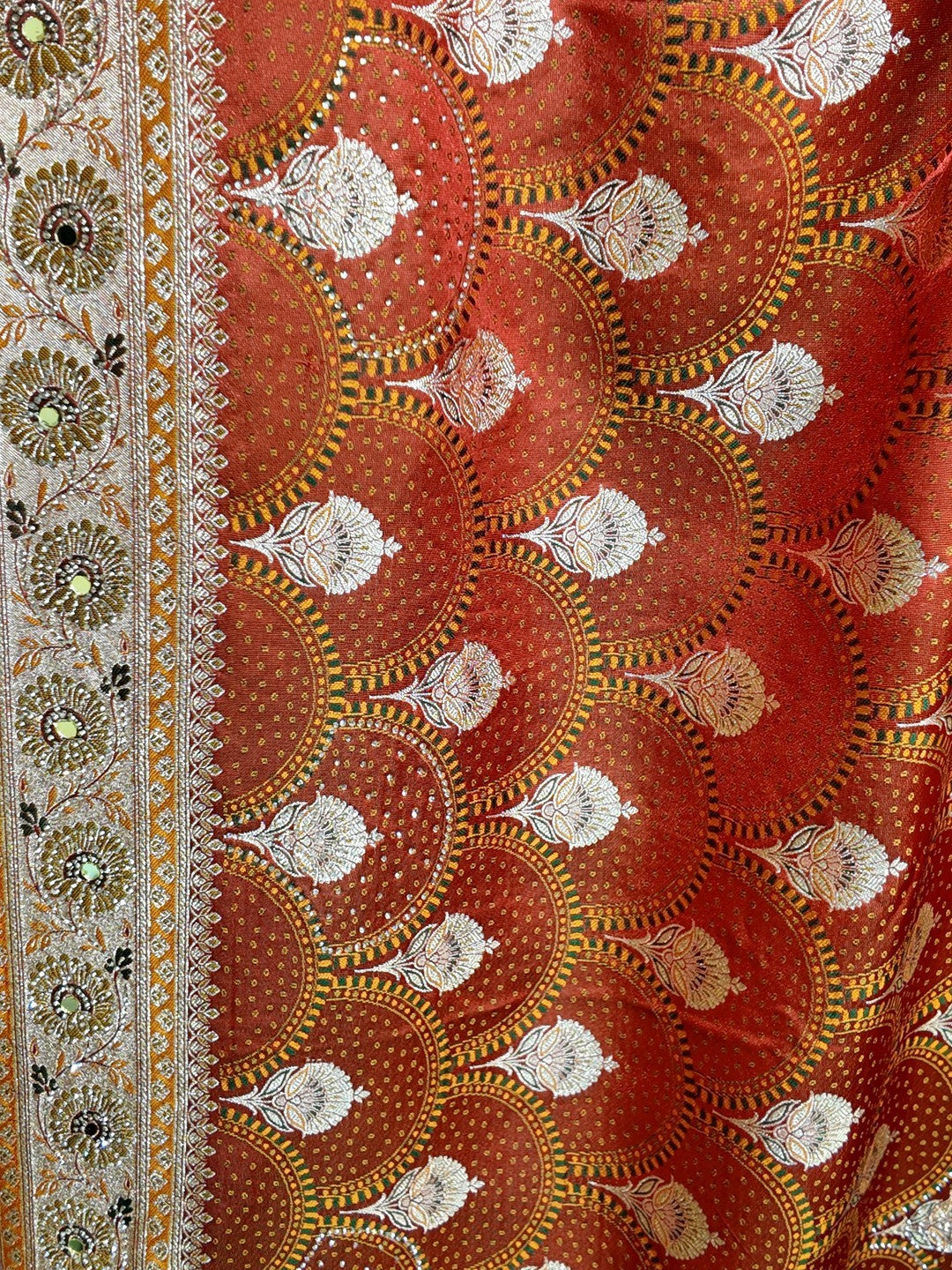 Copper Regal Opulent Heritage Saree