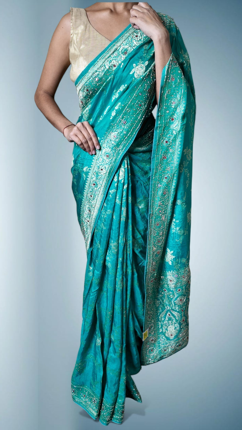 Jade Regal Opulent Essence Saree