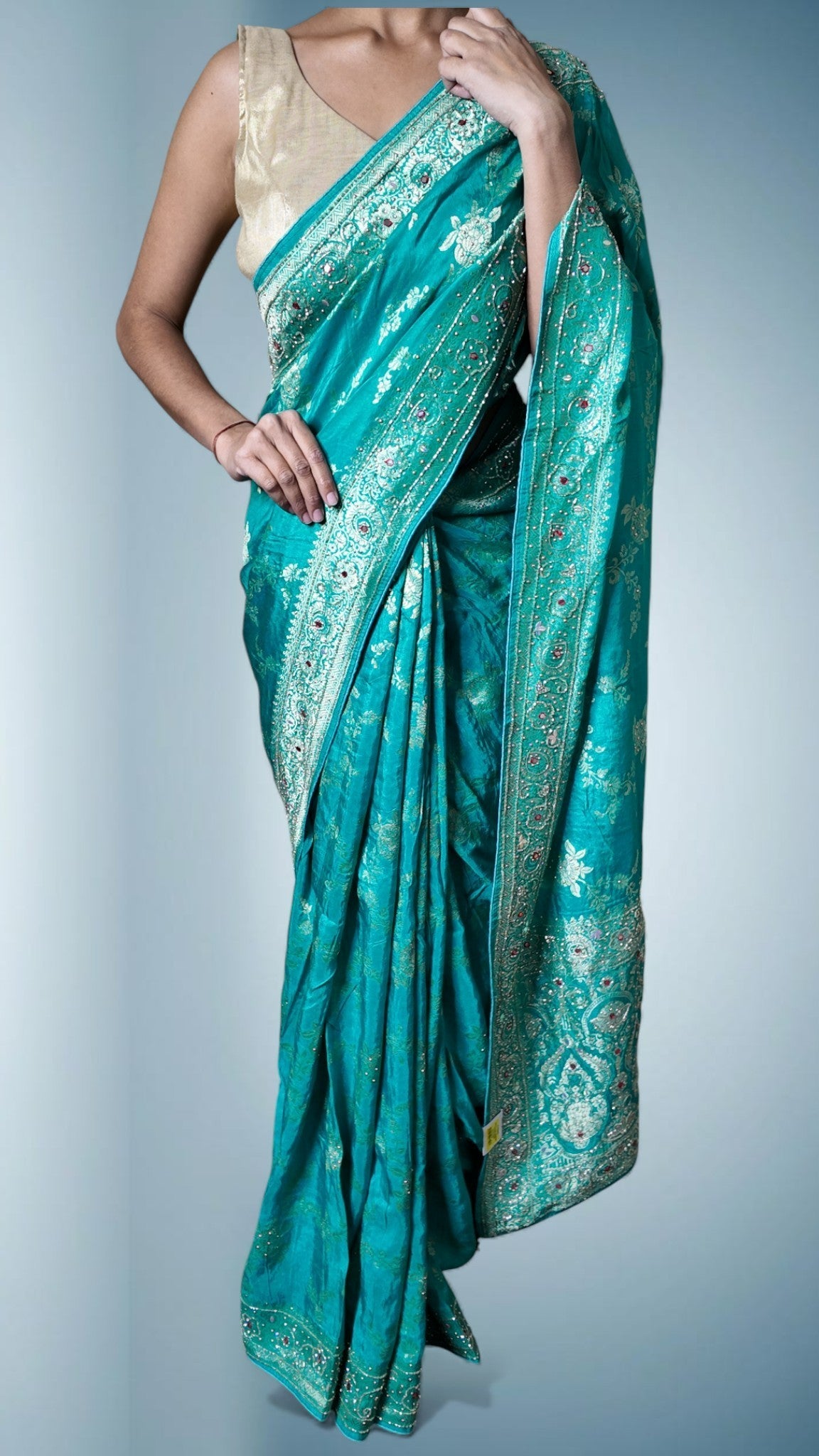 Jade Regal Opulent Essence Saree