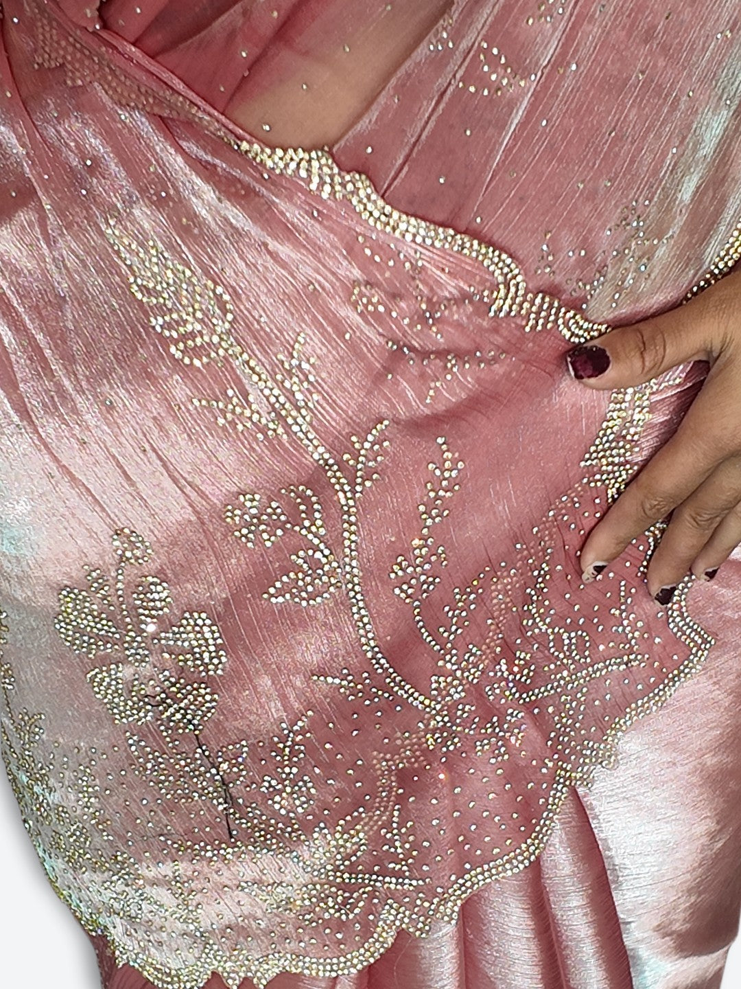Blush Radiant Graceful Couture Saree