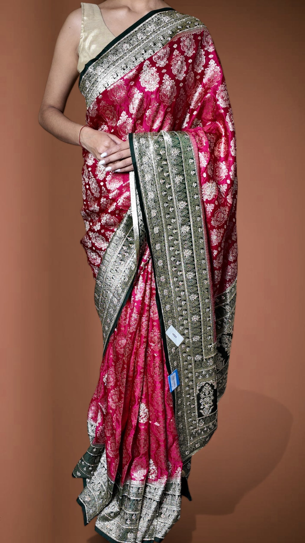 Fuchsia Regal Heritage Luxe Saree