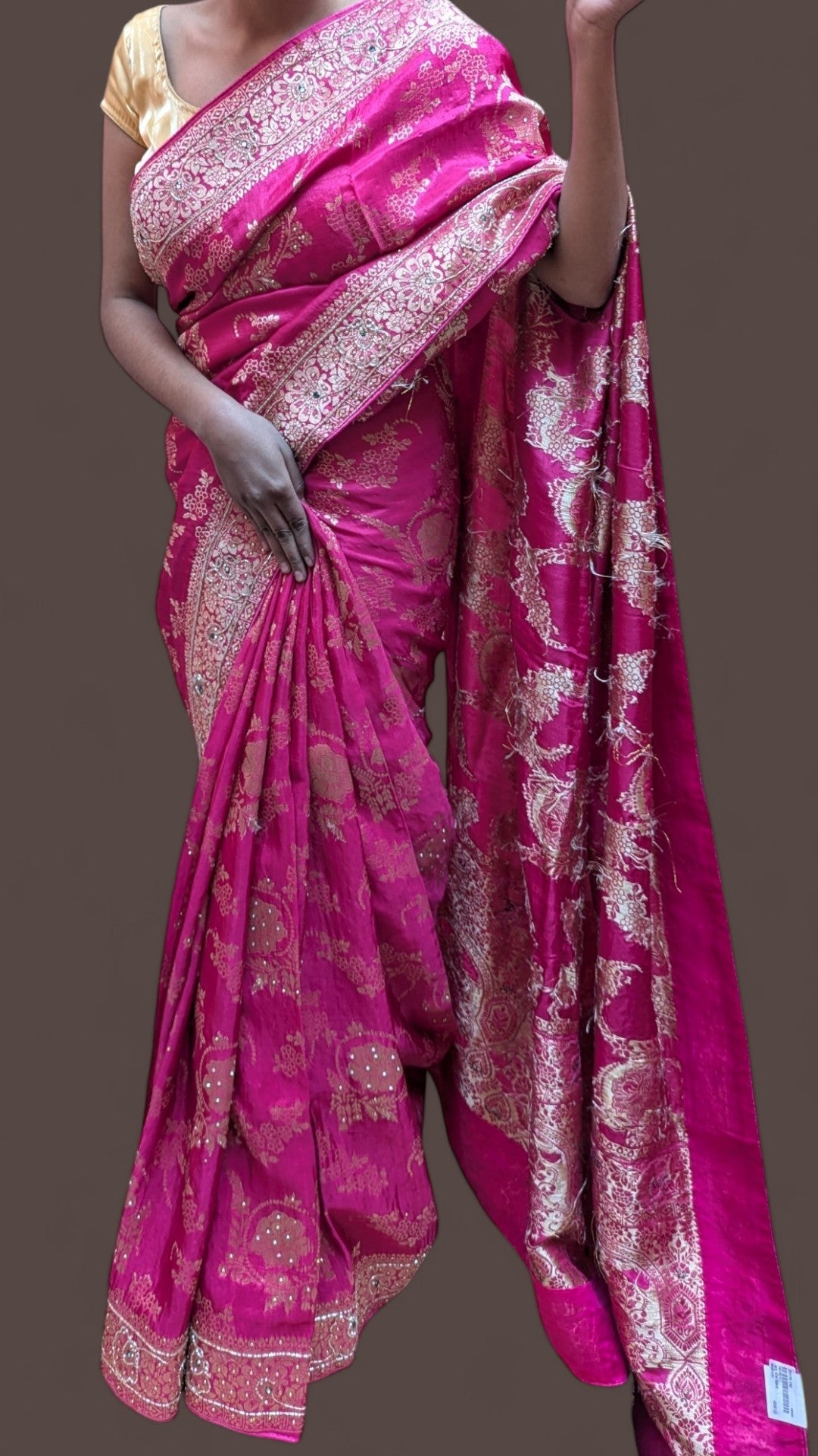 Fuchsia Regal Opulent Heritage Saree