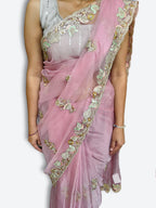 Azure Ethereal Regal Elegance Saree