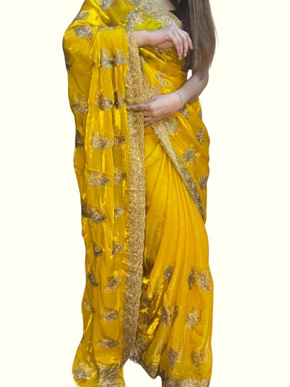 Saffron Regal Opulent Heritage Saree