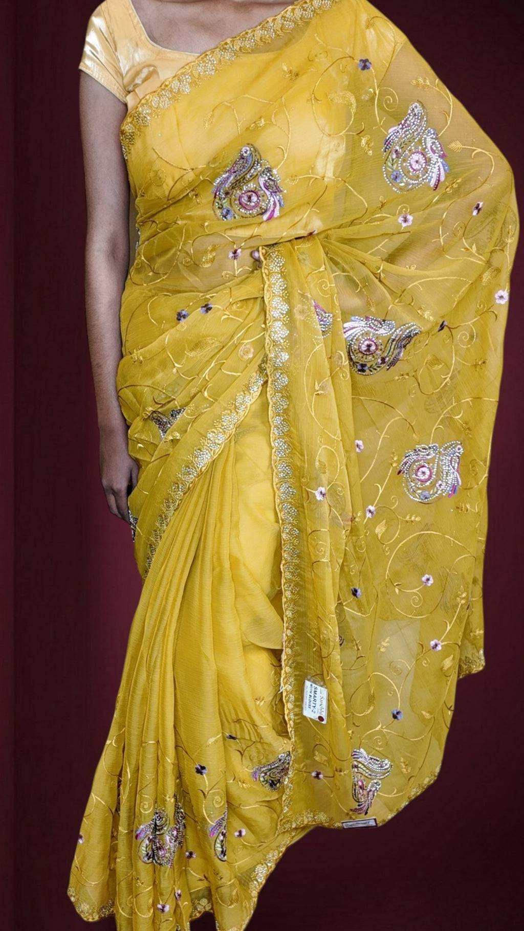 Saffron Regal Exquisite Glamour Saree